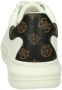 Guess Dames Vibo Leren Sneakers Wit Goud White Dames - Thumbnail 11