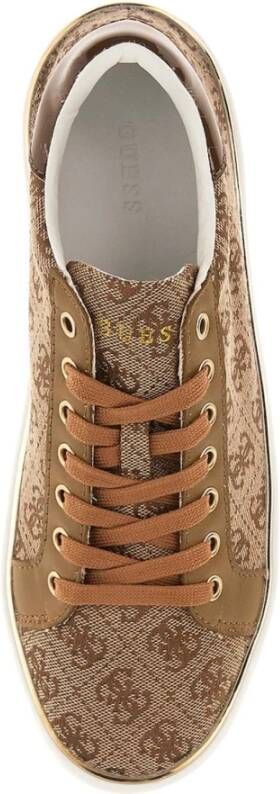 Guess Lage textielsneakers logo motief Multicolor Dames