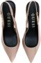 Guess Lak Slingback Leren Hoge Hakken Pink Dames - Thumbnail 6