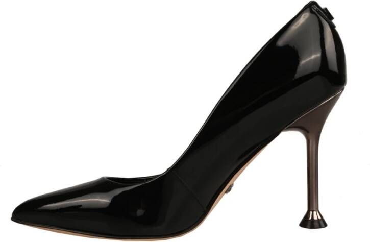 Guess Lakleren Hoge Hakken Schoenen Black Dames