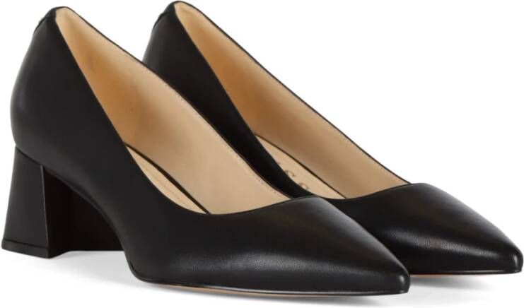 Guess Leren Brede Hak Pumps Black Dames