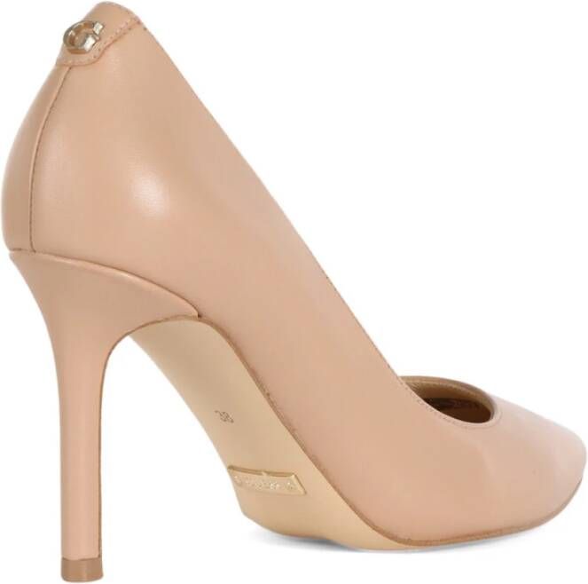 Guess Leren Hoge Hak Stiletto's Beige Dames