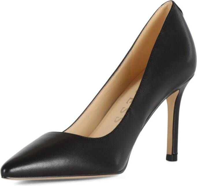 Guess Leren Hoge Hak Stiletto's Black Dames