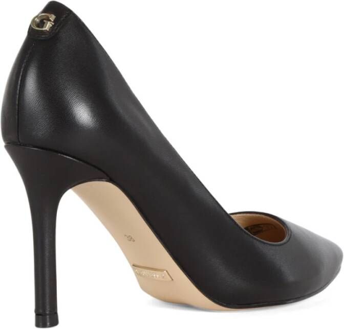 Guess Leren Hoge Hak Stiletto's Black Dames