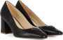 Guess Leren Logo Plaat Chunky Heel Pumps Black Dames - Thumbnail 4