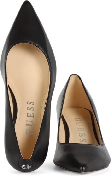 Guess Leren Middelhak Pumps Black Dames