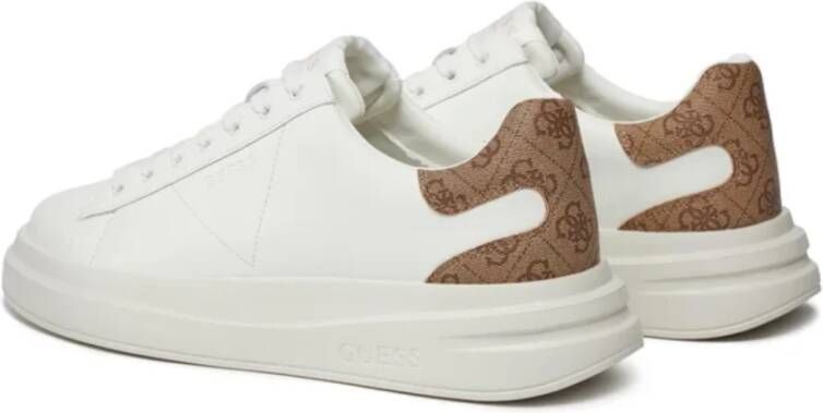 Guess Leren sneakers Elba Model: sneakers White Dames