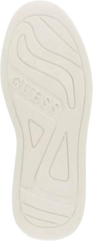 Guess Leren Sneakers Elbina voor Vrouwen White Dames