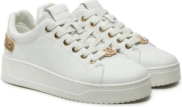 Guess Leren Sneakers Verhogen Je Stijl White Dames