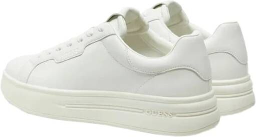 Guess Leren Sneakers voor Mannen White Heren