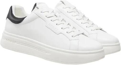 Guess Leren Sneakers voor Mannen White Heren