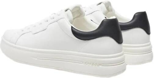 Guess Leren Sneakers voor Mannen White Heren