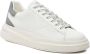 Guess Leren Sneakers Wit Ronde Neus White Heren - Thumbnail 2