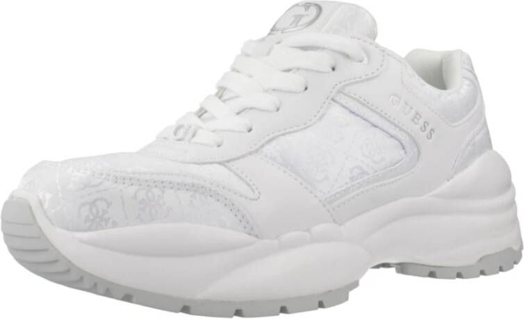 Guess Modieuze Sneakers voor Mannen en Vrouwen White Dames