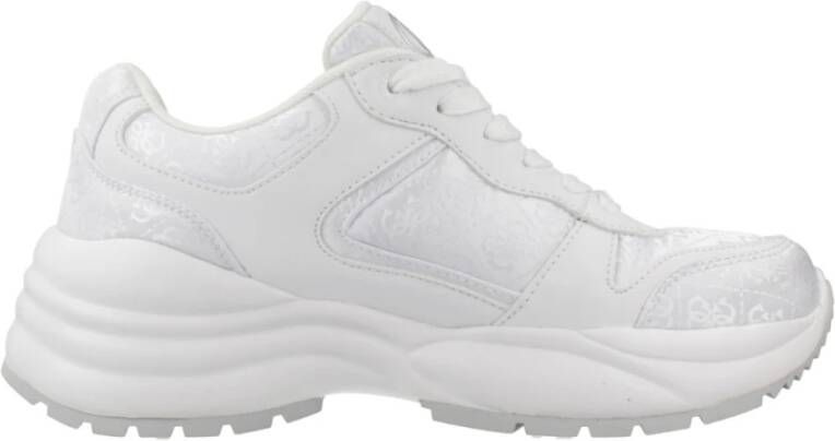 Guess Modieuze Sneakers voor Mannen en Vrouwen White Dames