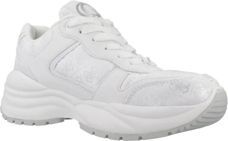 Guess Modieuze Sneakers voor Mannen en Vrouwen White Dames