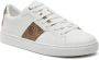 Guess Monogram PU Leren Sneakers Wit White Heren - Thumbnail 3