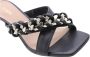 Guess Stijlvolle Favrelle Hoge Hak Sandalen Zwart Dames - Thumbnail 8