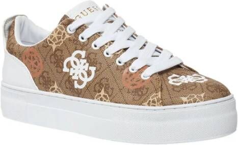 Guess Multicolor Casual Sneakers Brown Dames