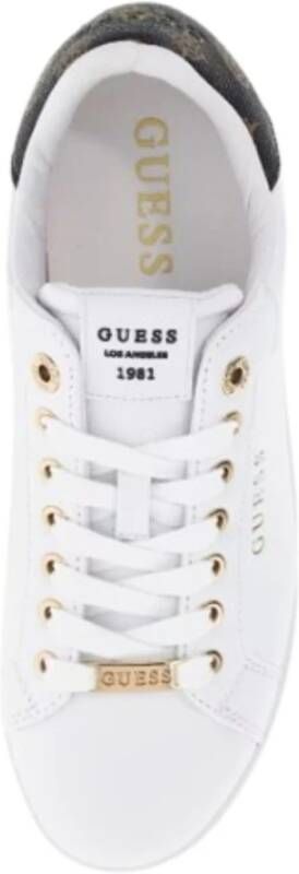 Guess Peony Roki 4G Logo Sneakers White Dames