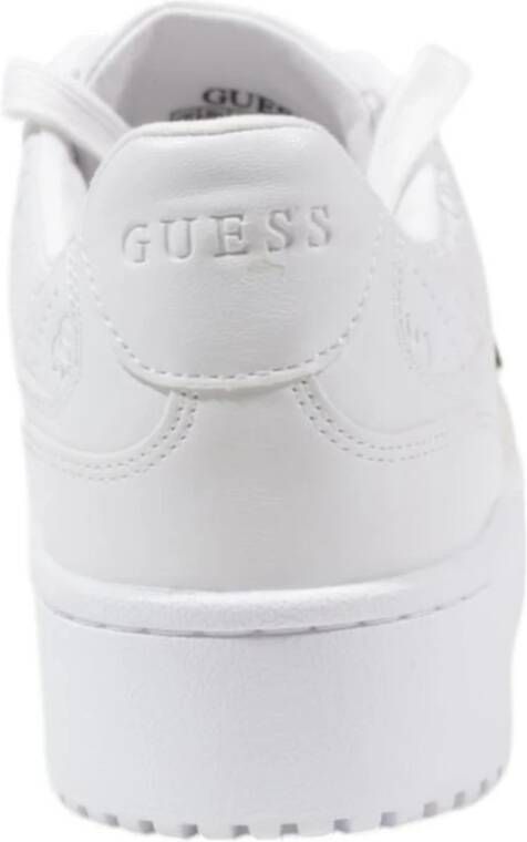 Guess Platte Polyethyleen Damesschoenencollectie White Dames