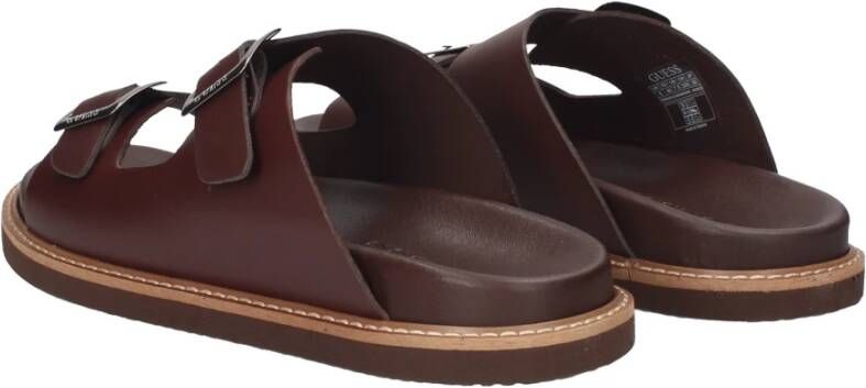 Guess Platte sandalen Bruin Heren