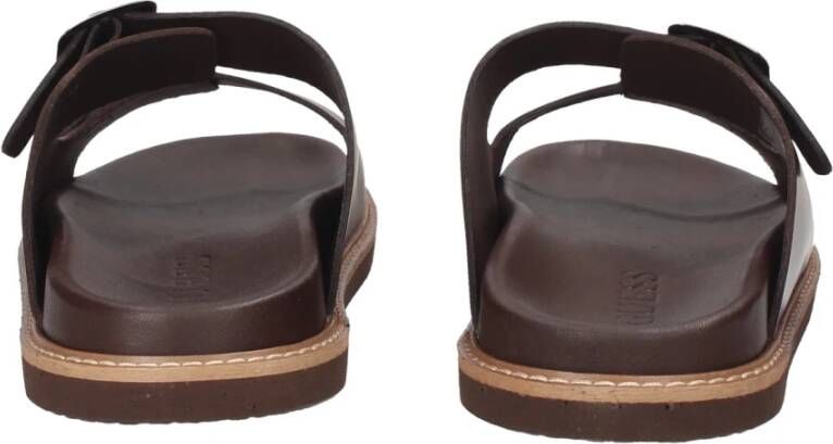 Guess Platte sandalen Bruin Heren