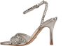 Guess Polyester Sandalen met Strass en Bandjes Gray Dames - Thumbnail 4