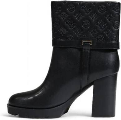 Guess Polyurethaan samenstelling Dameslaars Herfst Winter collectie Black Dames