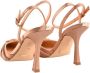 Guess Satijnen Sandalen met Enkelbandje Beige Dames - Thumbnail 10