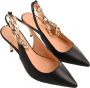 Guess Chanel Stijl Zwart Leren Decollettè Black Dames - Thumbnail 3