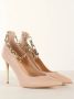 Guess Leren Stiletto Hakken met Ritssluiting Pink Dames - Thumbnail 5