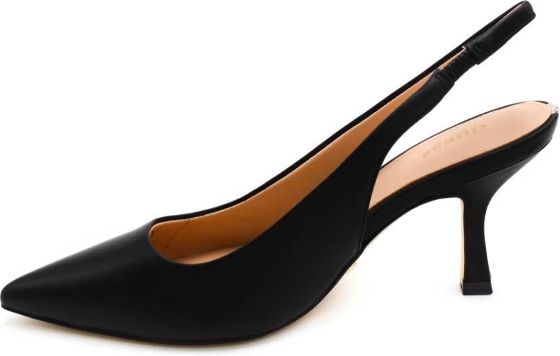 Guess Verhoog je stijl met leren pumps Zwart Dames