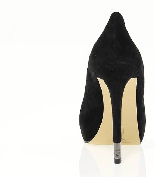 Guess Zwarte suède leren pump voor vrouwen Zwart Dames