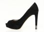 Guess Zwarte suède leren pump voor vrouwen Zwart Dames - Thumbnail 3