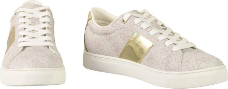 Guess Rubberen Zool Sneakers Beige Dames