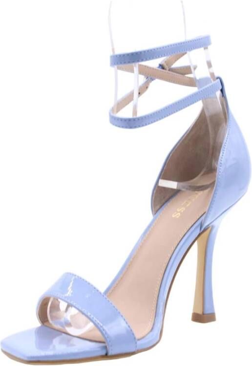 Guess Glamour Hoge Hak Sandalen Blauw Dames