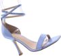 Guess Glamoureuze Patent Hoge Hak Sandalen Blauw Dames - Thumbnail 7