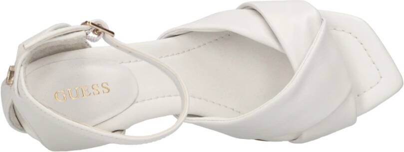 Guess Sandalen Wit White Dames