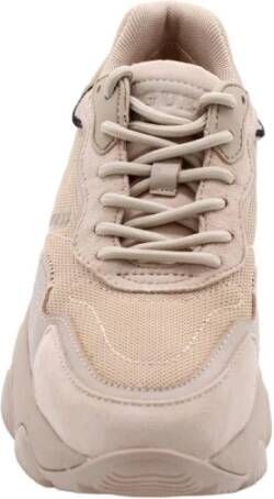 Guess Glamour Sneaker Vrouwen Stijlvolle Schoenen Beige Dames