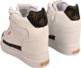 Guess Basketbal Wedge Sneaker met Kleurrijke Logodetails White Dames - Thumbnail 4