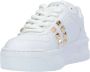 Guess Witte damesschoenen met gouden logo en studs White Dames - Thumbnail 5