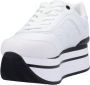 Guess Witte Platform Sneaker Hansin White Dames - Thumbnail 13