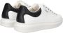 Guess Witte zwarte leren Vibo Carryover sneakers White Heren - Thumbnail 15