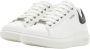 Guess Witte zwarte leren Vibo Carryover sneakers White Heren - Thumbnail 11