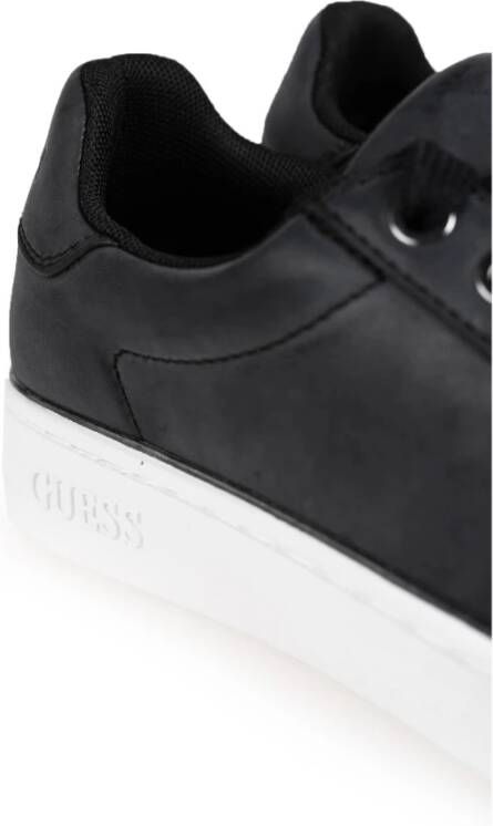 Guess Hoogwaardige Eco Leren Sneakers Zwart Dames