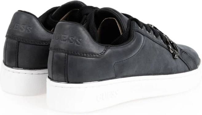 Guess Hoogwaardige Eco Leren Sneakers Zwart Dames