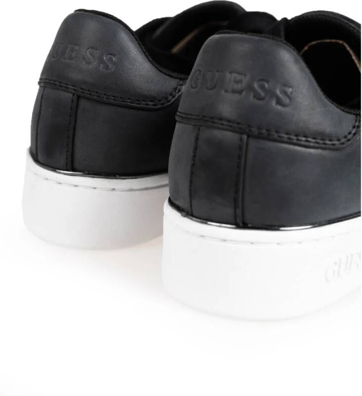 Guess Hoogwaardige Eco Leren Sneakers Zwart Dames