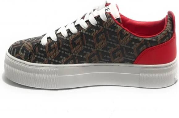 Guess Dames Sneakers Giaa 5 Model Zwart Eco-Leer Zwart Dames