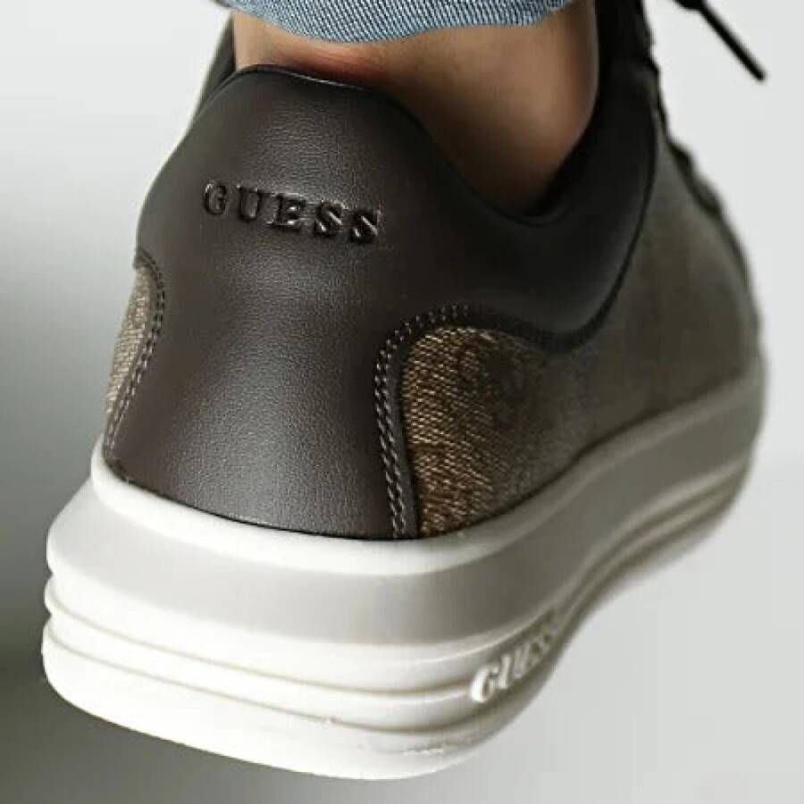 Guess Modieuze herensneakers met versterkte zool Zwart Heren